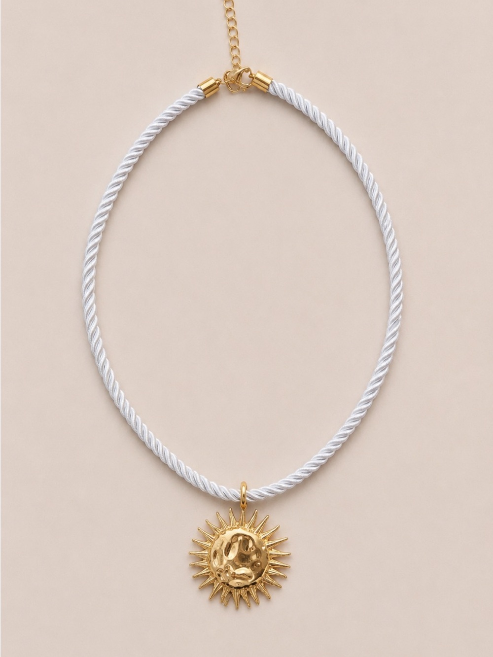 New! Gold Sun Cord Necklace 1058 NWOT